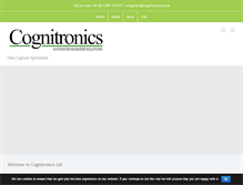 Tablet Screenshot of cognitronics.co.uk